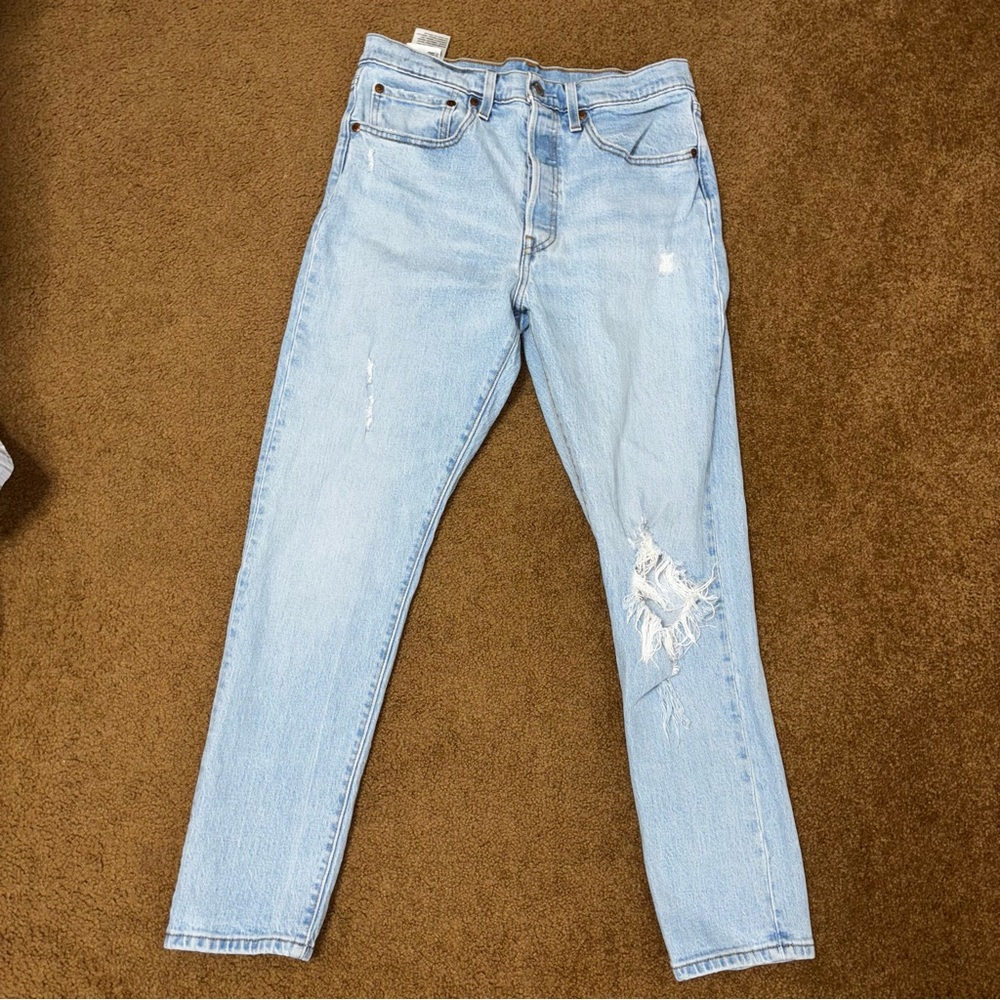 501 Skinny Levi Jeans Light wash Women’s W30 L28